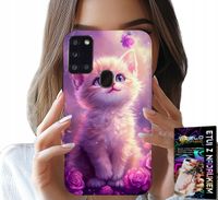 ETUI DO SAMSUNG GALAXY A21s - SŁODKI KOTEK, KOT, WZORY ZE ZWIERZĘTAMI