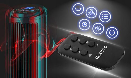 WENTYLATOR KOLUMNOWY CICHY 29db WIATRAK STOJĄCY JONIZACJA +10m zasięg na Arena.pl