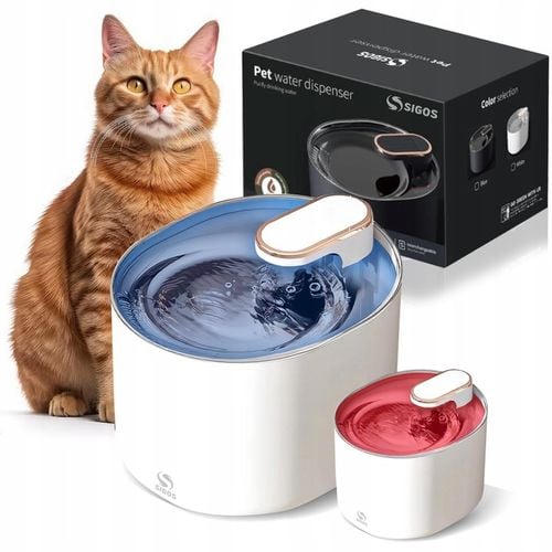 Poidełko Automatyczne Fontanna Wodna dla Kota Psa Filtr Czyszczący CICHA na Arena.pl