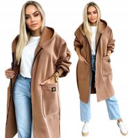 BLUZA DAMSKA gruba ciepła rozpinana dresowa PARKA kaptur KOLORY