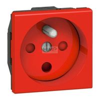MOSAIC - DATA Gniazdo 2P+Z 16 A - 250 V~ z blokadą - zaciski śrubowe - Czerwone Legrand 278114L