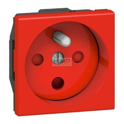 MOSAIC - DATA Gniazdo 2P+Z 16 A - 250 V~ z blokadą - zaciski śrubowe - Czerwone Legrand 278114L na Arena.pl