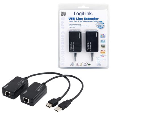 Extender LogiLink UA0021D USB przez RJ45 do 60m na Arena.pl
