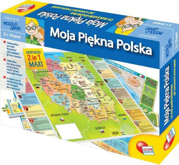 LISCIANIGIOCHI 42043 Moja Polska MAPA PUZZLE 108e zdjęcie 2