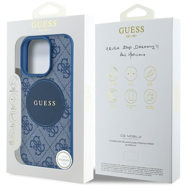 etui guess 4g circle classic logo        magsafe do iphone 16 pro max zdjęcie 8