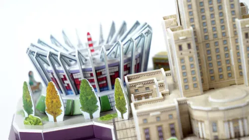 Puzzle 3D 126 elementów. City Line. Warszawa na Arena.pl