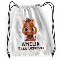 Plecak Sportowy Szkolny Dla Amelii Córki Dziecka Z Nadrukiem Ze Zdjęciem