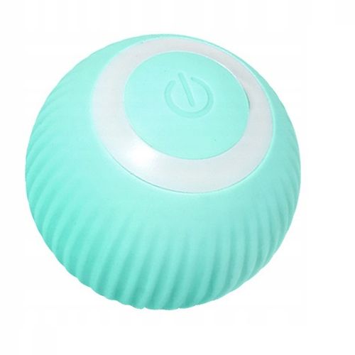 INTERAKTYWNA UCIEKAJĄCA PIŁKA DLA KOTA PSA ZABAWKA ELEKTRYCZNA NIEBIESKA na Arena.pl