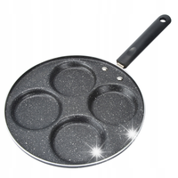 PATELNIA DO NALEŚNIKÓW JAJEK I PLACKÓW DO SMAŻENIA PANCAKES 4 OTWORY 24cm