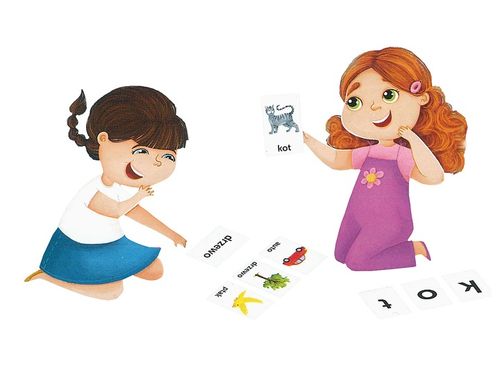 ZABAWA W CZYTANIE - GRA EDUKACYJNA - NAUKA CZYTANIA PIERWSZE SŁOWA ADAMIGO na Arena.pl