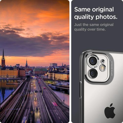 SPIGEN OPTIK CRYSTAL IPHONE 12 CHROME GREY na Arena.pl