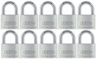 ZESTAW 10 KŁÓDEK ABUS TITALIUM 64TI/30 SYSTEM JEDNEGO KLUCZA
