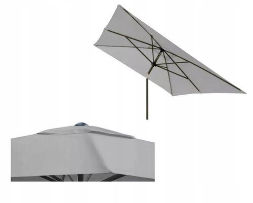 Parasol ogrodowy ochrona UV60 ANTRACYT prostokątny XL 3x2m regulacja kąta na Arena.pl