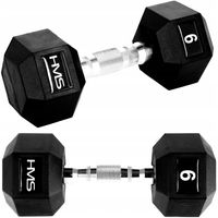 Hantle powlekane/gumowane stałe HMS 1x 9 kg