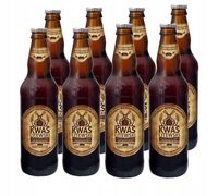 8x500ml Kwas Chlebowy Litewski Naturalny Napój Gazowany na Grilla / Naturo