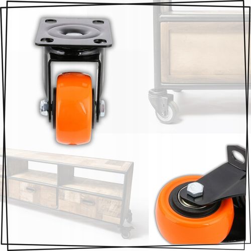 KÓŁKA OBROTOWE JEZDNE MAŁE KOŁA SKRĘTNE ZESTAW JEZDNY 4szt 300kg + na Arena.pl