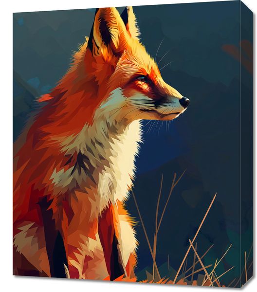 Obraz 50x60cm Spojrzenie Lisicy zdjęcie 1