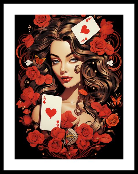 Plakat 30x40cm Różany Hazard zdjęcie 3