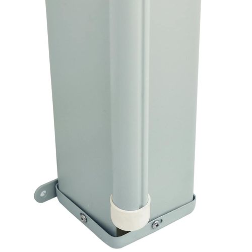 Wysuwana markiza boczna na taras, 180 x 600 cm, szara na Arena.pl