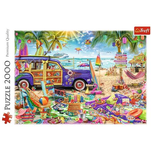 Puzzle 2000 elementów Tropikalne wakacje na Arena.pl