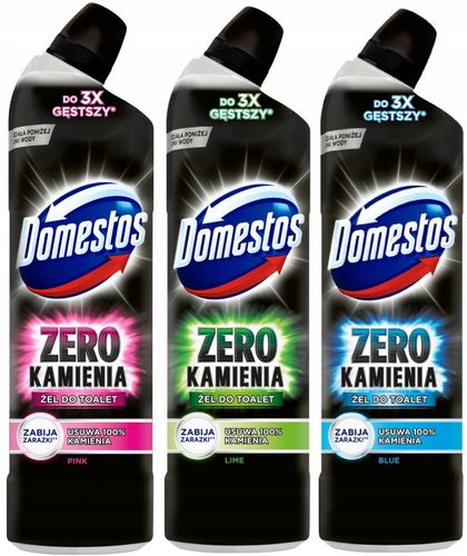 Zestaw 3x 750ml Domestos Zero Kamienia na Arena.pl