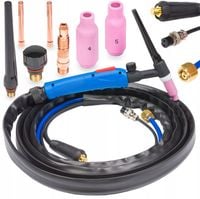 POWERMAT PRZEWÓD SPAWALNICZY 4M UCHWYT TIG LIFT KONEKTOR 35/50 TIG-17V-35