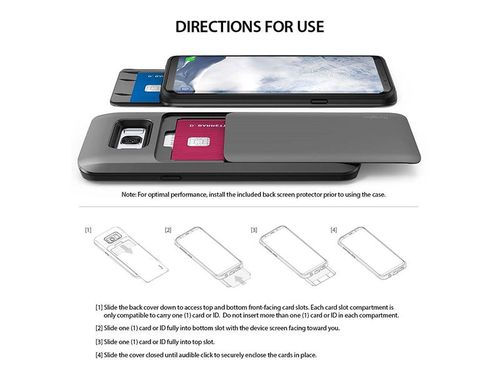 Etui Ringke Access Wallet Samsung Galaxy S8 - Gloss White na Arena.pl