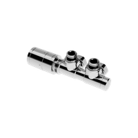 Caldo zestaw zintegrowany z głowicą termostatyczną, lewy, chrom