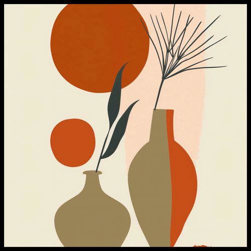 Plakat 60x60cm Wazy w Czerwieni na Arena.pl