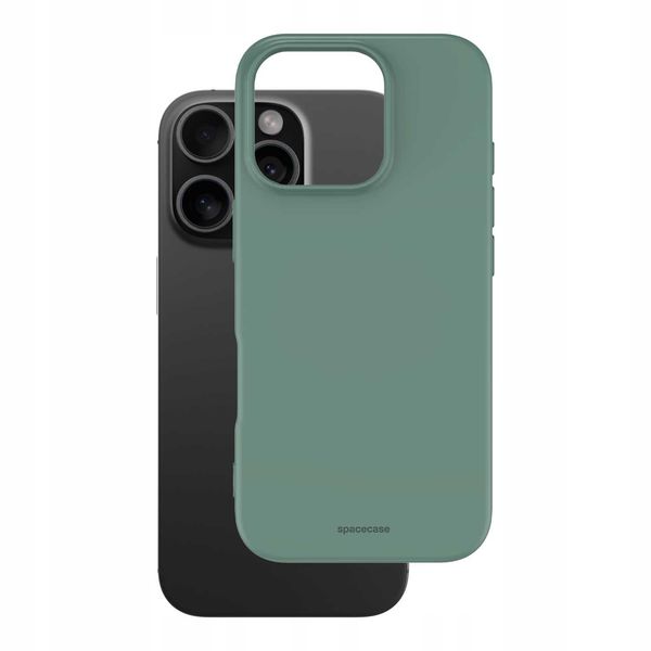 Spacecase Silicone Case Iphone 16 Pro Dark Green zdjęcie 4