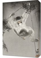 Obraz 40x60cm Monkey, Koson Japoński Vintage do Salonu