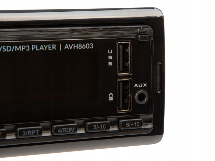 RADIO SAMOCHODOWE BLUETOOTH 1-DIN RDS USB AUX SD PILOT ODŁĄCZANY PANEL zdjęcie 6