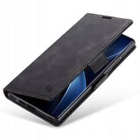 ETUI SKÓRZANE Z KLAPKĄ DO GALAXY S25 ULTRA SKÓRZANE PORTFEL CASE POKROWIEC