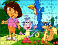 Puzzle tradycyjne Dora Odkrywca