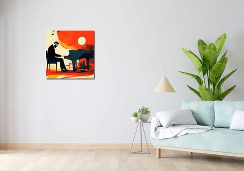 Obraz 60x60cm Pianista na Arena.pl
