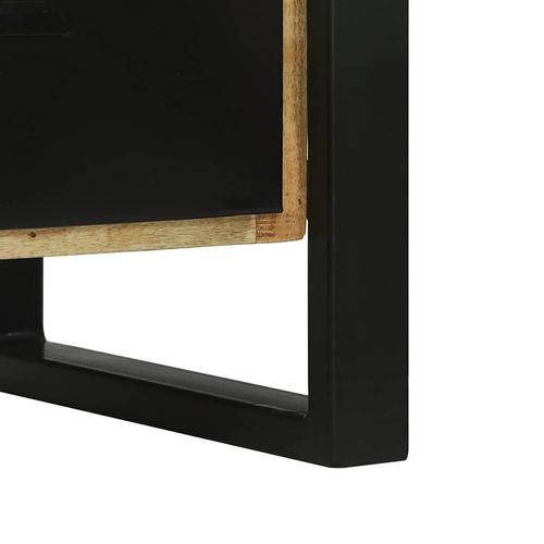 Zestaw mebli łazienkowych 2 pcs Brązowy Drewno z mango na Arena.pl