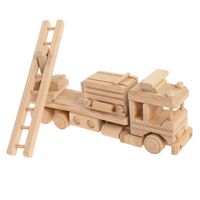 Drewniana zabawka John Paddle - Wóz Strażacki - 30cm