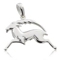 SREBRNY WISIOREK KOZIOROŻEC DUŻY ZNAK ZODIAKU PRÓBA SREBRA 925