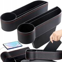 Schowek Organizer Samochodowy Między Fotel Prawy Lewy Uchwyt na Kubek 2szt.