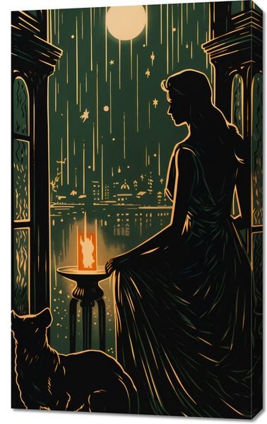 Obraz 60x100cm Nocne Szeptanie zdjęcie 1
