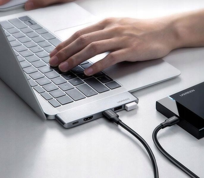 ADAPTER HUB UGREEN 2XUSB-C DO 3X USB 3.0 HDMI zdjęcie 12