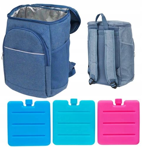 PLECAK TERMICZNY TORBA TERMICZNA 14l + WKŁADY CHŁODZĄCE 3szt na Arena.pl