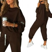 WŁOSKI DRES KOMPLET DRESOWY SPODNIE BLUZA WYGODNY PAS REGULOWANY D12