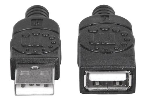 KABEL USB 2.0 A-A M/F MANHATTAN 0,5M  HI-SPEED USB-A/USB-A 322904 na Arena.pl