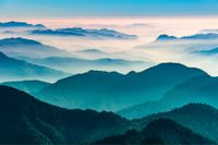 Fototapeta Krajobraz Górski o Poranku do Salonu 135x90