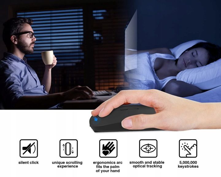 Klawiatura mysz bluetooth 3.0 Android ios Windows zdjęcie 15