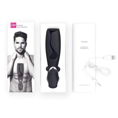 loverspremium vulcan black - wibrująca maszyna intymna, 10 trybow, usb na Arena.pl