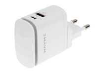 WAYME Ładowarka sieciowa 25W USB-C PD + QC3.0 z dotykową lampką LED