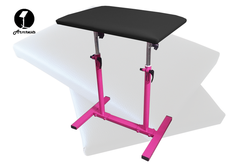 Podnóżek do tatuażu – regulowany podwójny H2 (PINK) zdjęcie 1
