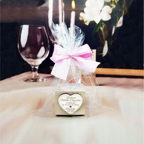 Podziękowanie dla Rodziców Chrzestnych na Komunię Chrzest świecznik na Arena.pl